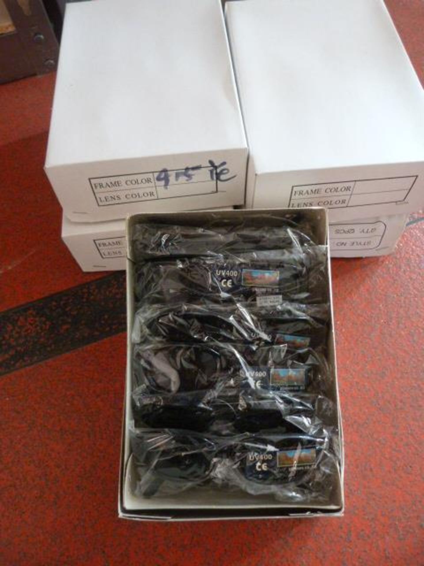 Five Boxes of 12 UV400 Sunglasses