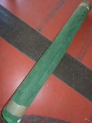 *30m Roll of Green Faux Suede Fabric