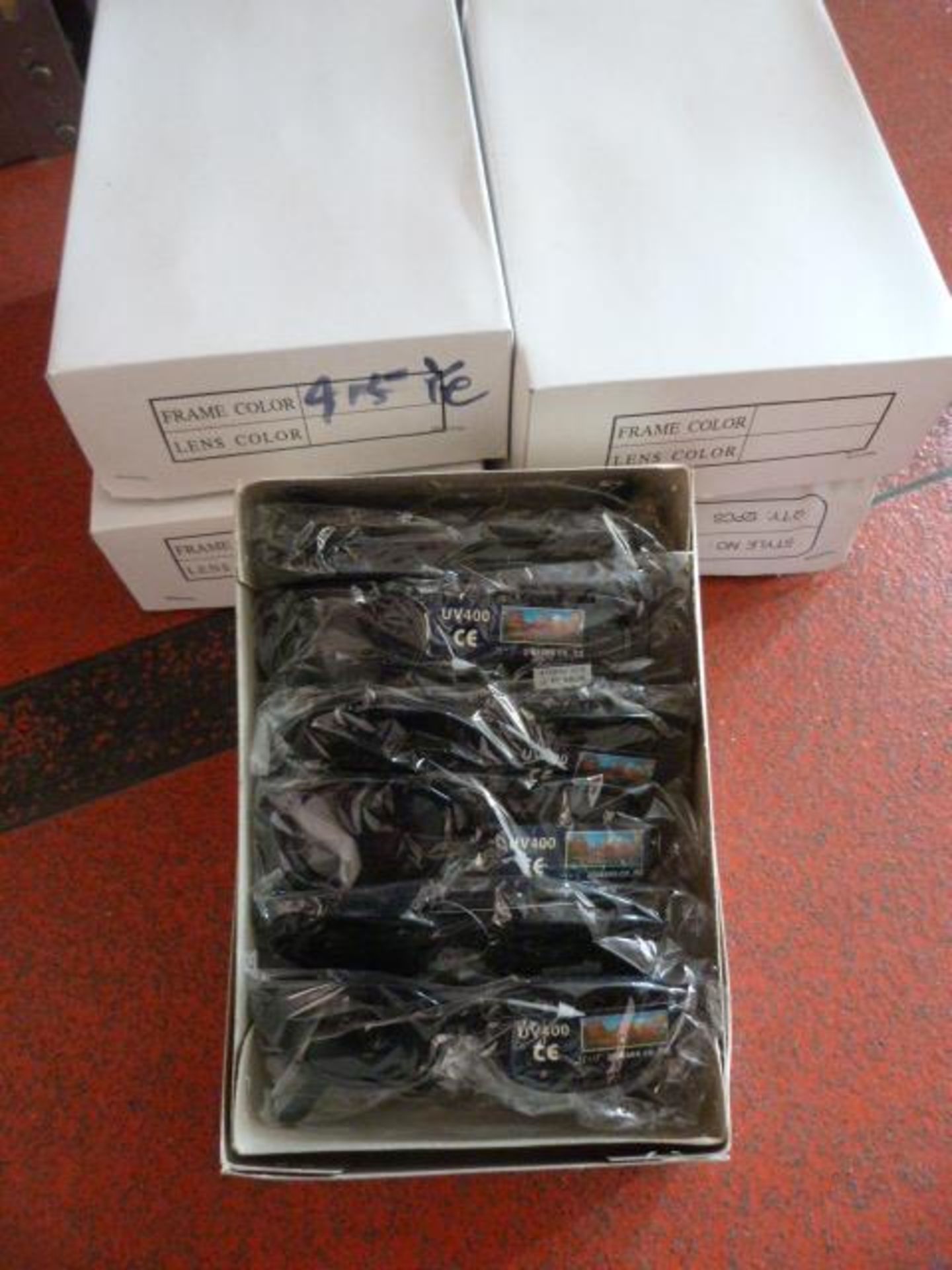 Five Boxes of 12 UV400 Sunglasses