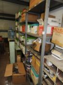 *Three Bays of SSI Adjustable Workshop Shelving