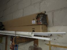 *Two Boxes of 6ft Fluorescent Tubes, Assorted Conduit, Roof Rack, etc.