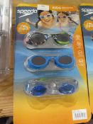 *Speedo Kids Swimming Goggles 3pk