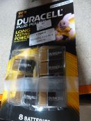 *Duracell Plus 9v Batteries 7pk