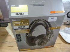 *Plantronics Rig 400 Camo Gaming Headset