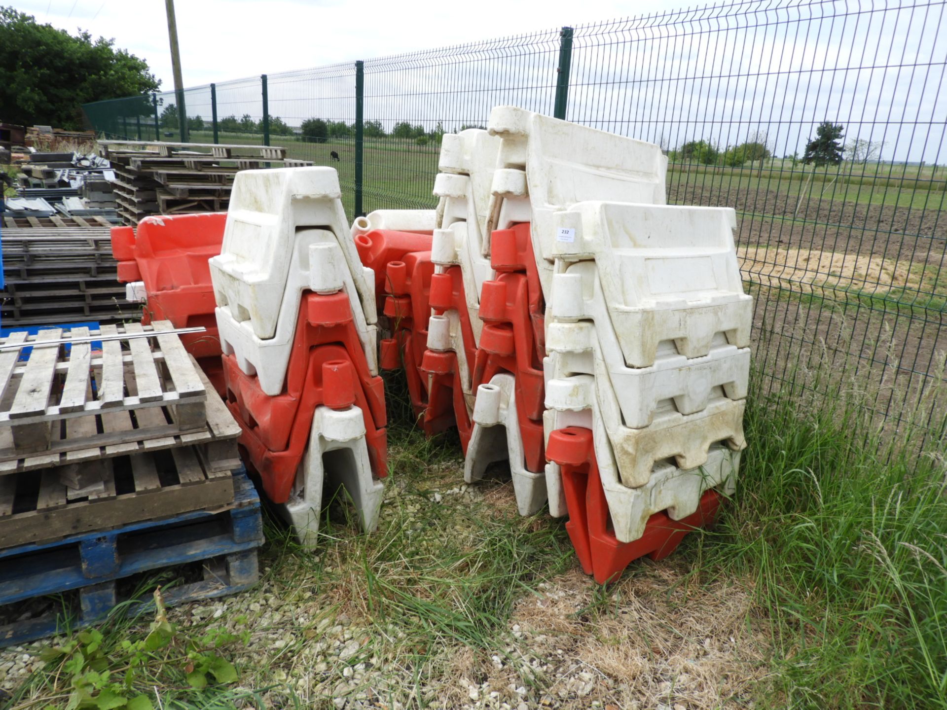 *Quantity of Red & White Plastic Barriers