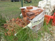 *Pallet of Traditional Brick & Stone Clay House Bricks