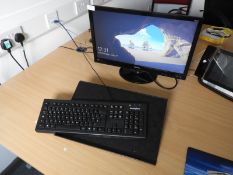 *Zoostorm Desktop Computer with Windows 7 Pro OS, Monitor, Keyboard & Mouse (Hard Drive not Included