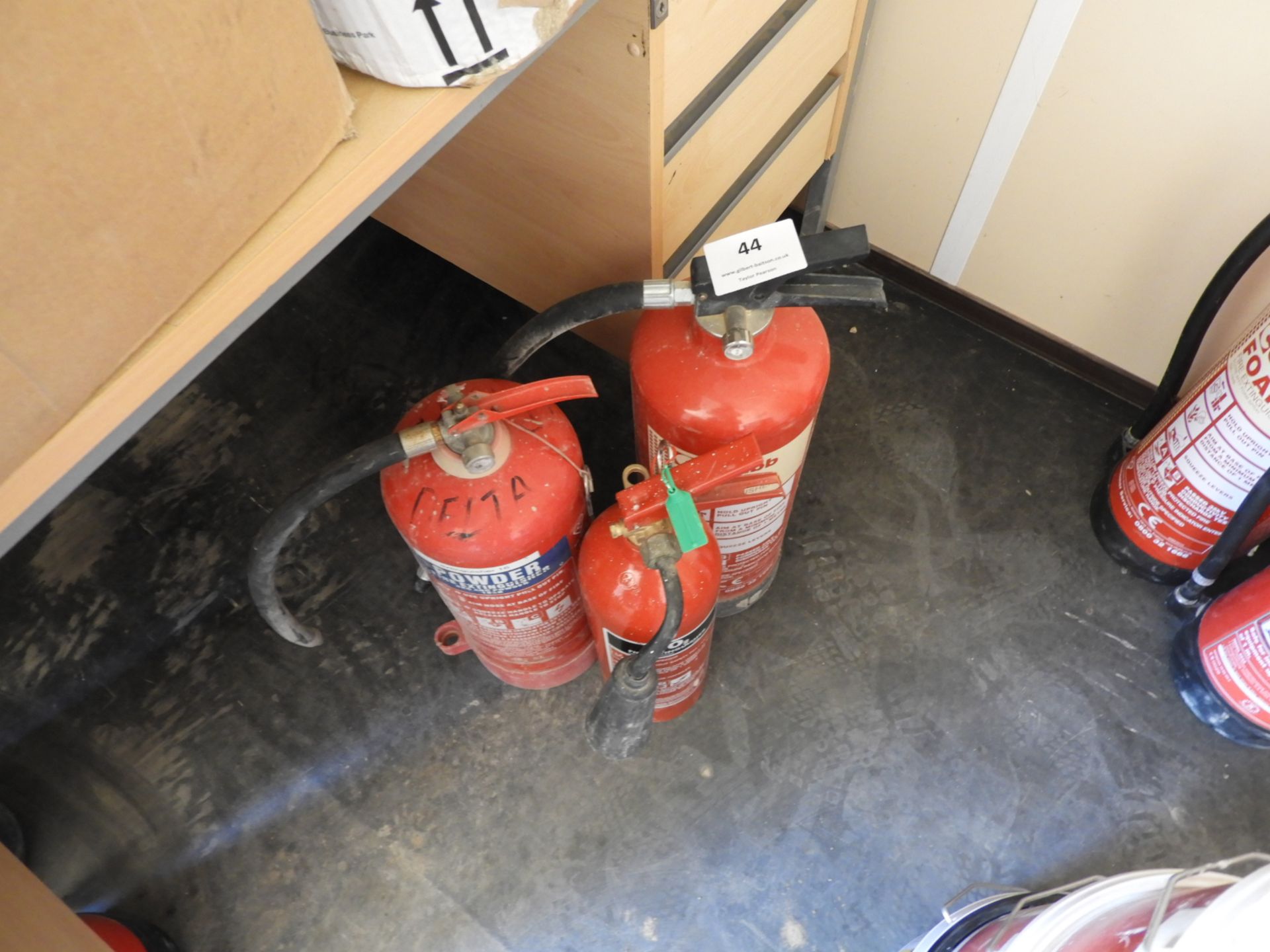 *Foam, CO2 and Dry Powder Fire Extinguishers