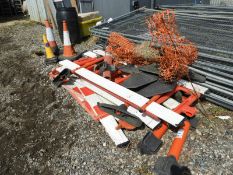 *Assorted Safety Barriers, Cones, etc.