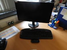 *Zoostorm Desktop Computer with Monitor, Keyboard