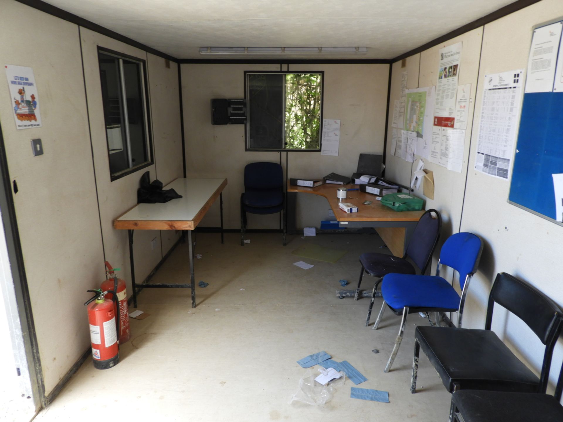 *24x9ft Steel Security Site Office and Canteen Unit - Image 4 of 4