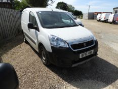 *Peugeot Partner Van Reg: BF16 HWB Mileage: 56569