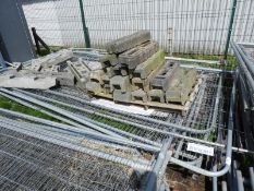 *Twenty Heras Fencing Panels with Blocks