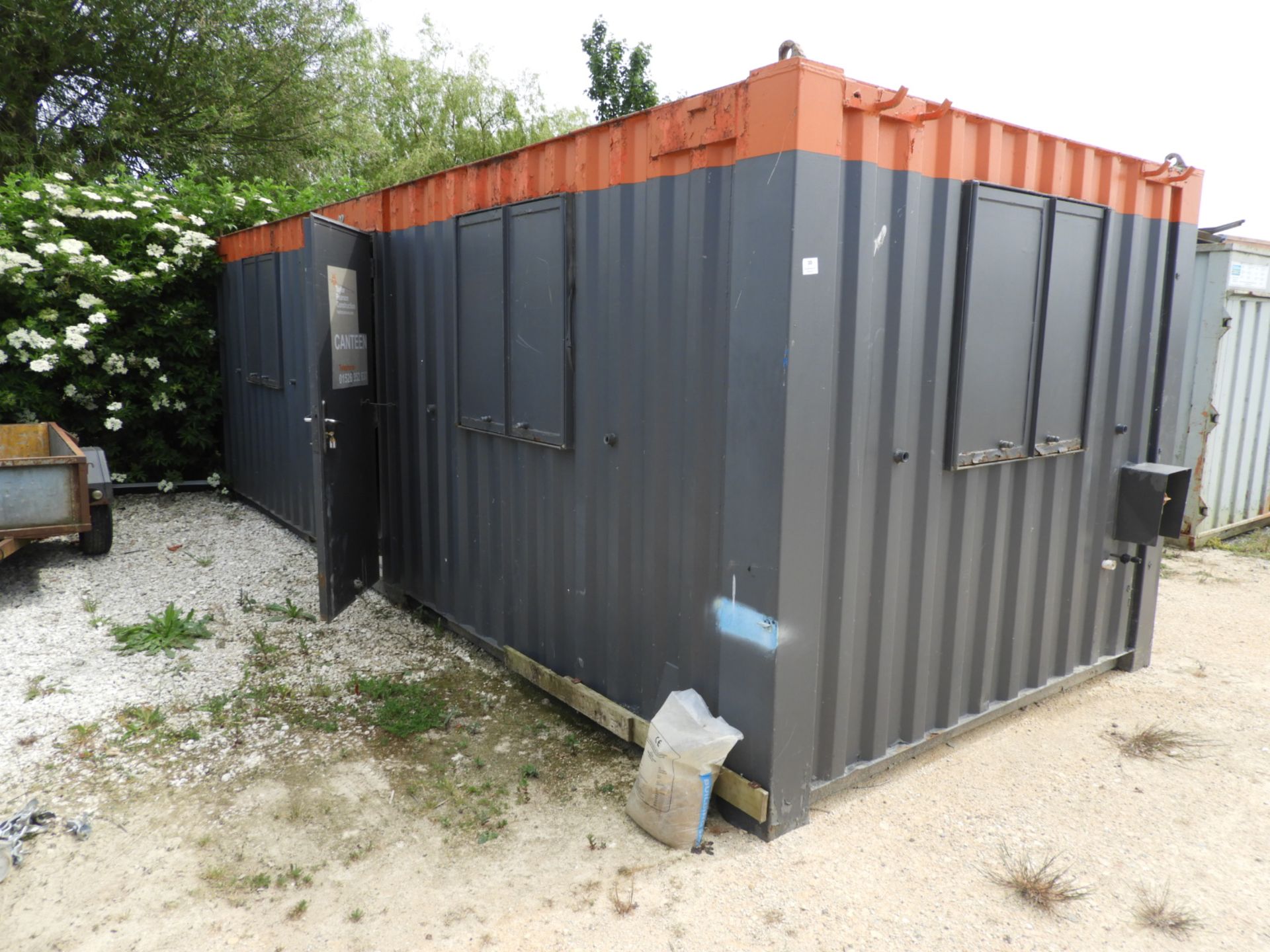 *24x9ft Steel Security Site Office and Canteen Unit - Image 2 of 4