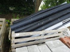 *1 Tonne Potato Crate Containing Assorted Cable Ducting, Plastic Pipes, etc.