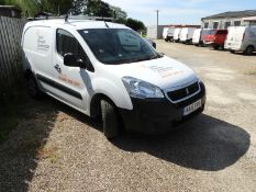 *Peugeot Partner Van Reg: MA16 SWW Mileage: 55977