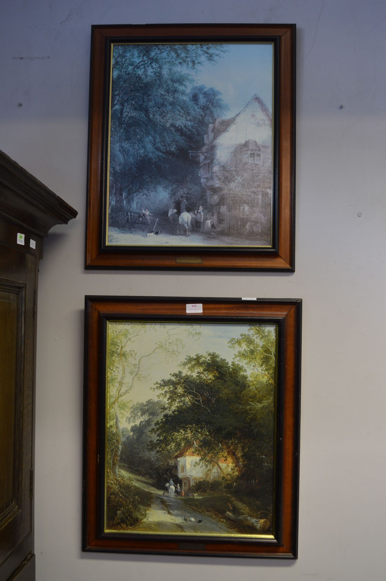 Two Framed Prints of Country Cottage Scenes