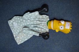 Bart Simpson Boxing Puppet