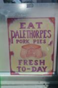 "Eat Palethorpes Pork Pies" Sign
