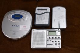 Alba Portable CD Player plus Radios, etc.