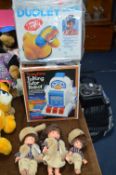RC Dudley Duck, Talking Robot, and Three Small Fur