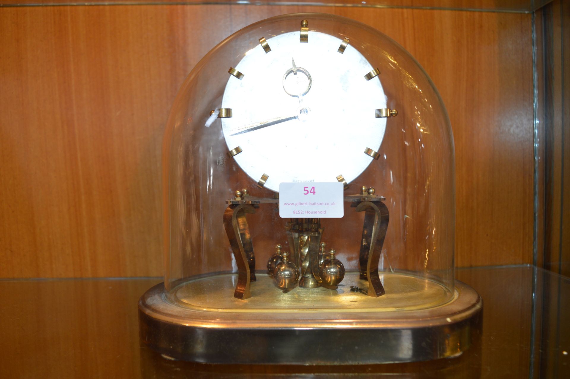 Two Brass Domed Skeleton Clocks - Image 2 of 2