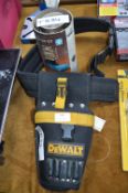 Dewalt Tool Belt and Calor Gas Lamp