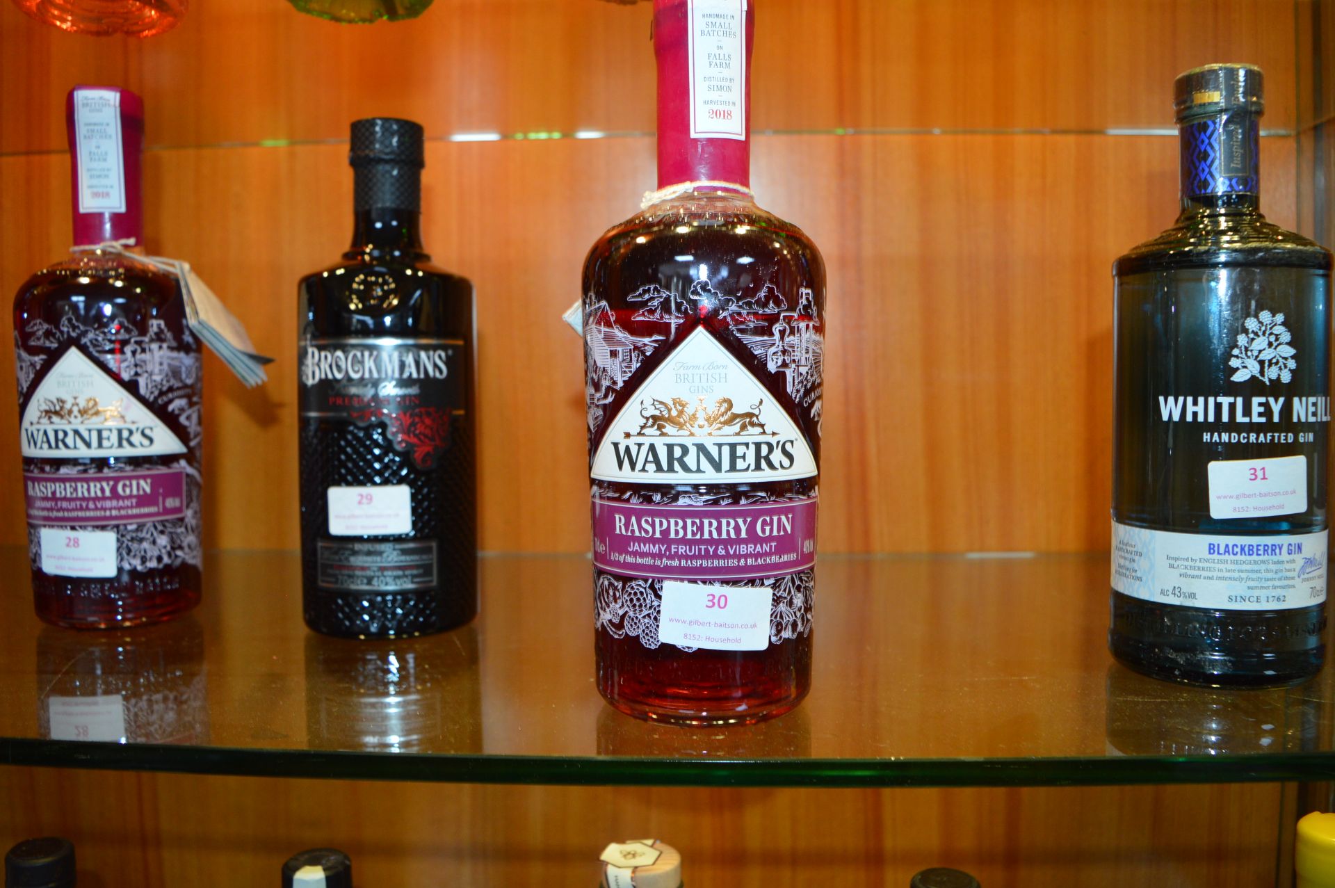 Warners Raspberry Gin 70cl