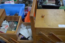 Vintage Sewing Box and Contents