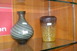 Two Glass Vases