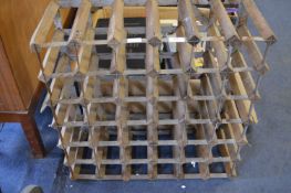 44 Bottle Wooden Wine Rack