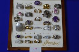 Gems Jewellery Display Case Containing 28 925 Ster