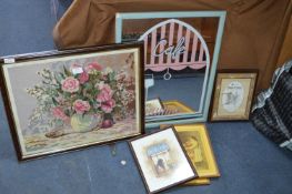 Assorted Framed Pictures, Prints and Mirror etc.