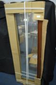 Wooden Framed Bevelled Edge Wall Mirror (As New)