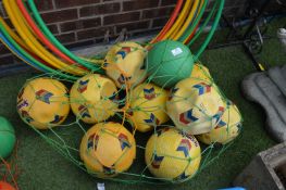 Net of 10 Footballs