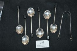 Hallmarked Silver Spoons and Sugar Knips