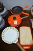 Le Creuset Enameled Pans, Casserole Dish, Frying P