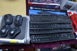 Wireless Keyboards, Mouse Mats and Mice