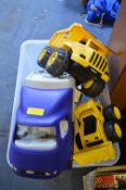 Child's Car Transporter, Dumper Trucks, etc.