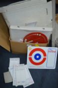 Six Boxed Curling Scoreboards and a Spelling Board