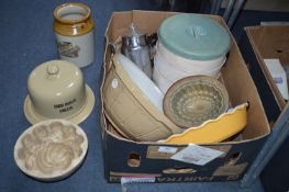 Vintage Mixing Bowls, Jelly Moulds, Cake Tins, etc