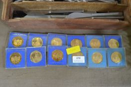 12 William Wilberforce Bronze Medallions