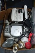 Electrical Items Including CD Player, Telephones,