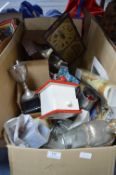 Household Goods; Coffee Grinder, Pottery, Glasswar