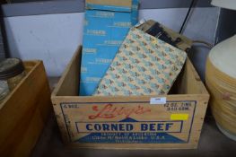 LIbby's Corned Beef Advertising Crate plus Scalext