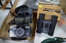 Nikon Sportlite Binoculars plus Camera etc.