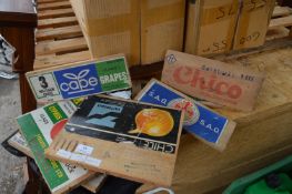 Vintage Advertising Fruit Crate Panels