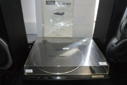 Pioneer PL-430 Stereo Turntable