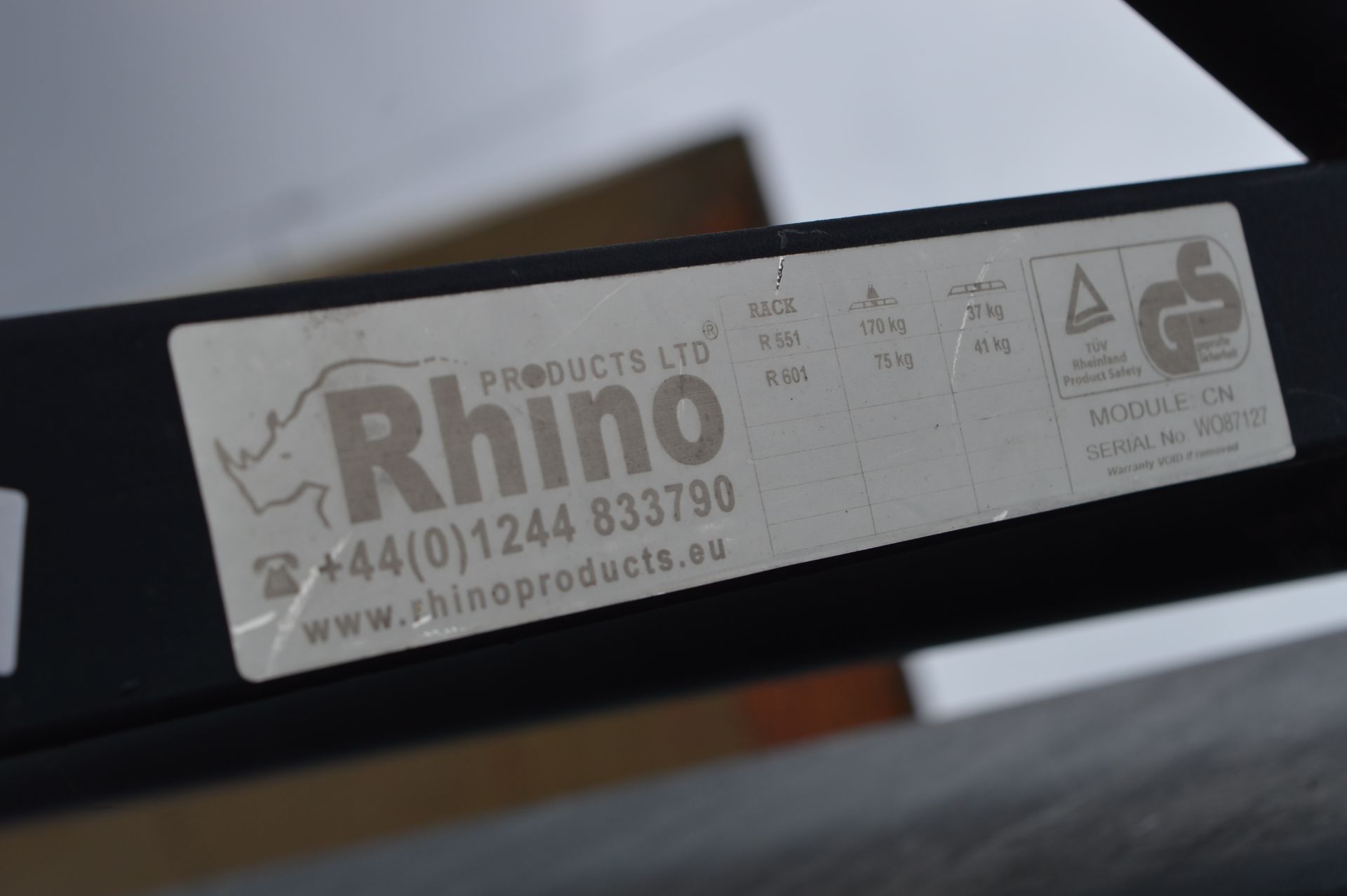 Rhino Roof Rack with Ladder Roller - Image 3 of 3