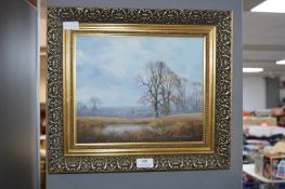 Oil on Canvas by Peter Greenhill - Countryside Lan